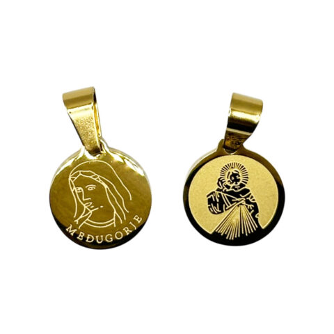 medaljica-gospa-isus-krist-zlatna-medjugorje-s-68631